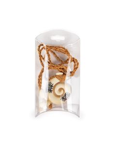 PB100 Crystal Clear Pillow Boxes with Optional Hanger – 2 ½” x 4” x 7/8” - Middle length 3 1/8"