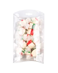 PB77 Crystal Clear Pillow Boxes with Optional Hanger – 4” x 6” x 1 1/8” - Middle length 4 7/8"