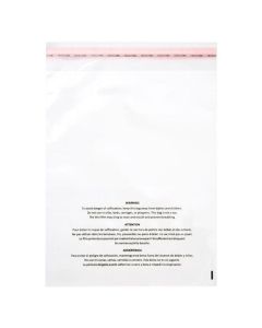 PFW1810 Suffocation Warning Bag with Flap Seal - 8" x 10"