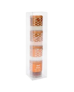 PLB336 Crystal Clear Pop-N-Lock Boxes – 2 1/16" x 2 1/16" x 8 1/8"