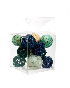 PLB68 Crystal Clear Pop-N-Lock Boxes – 5” x 5” x 5”