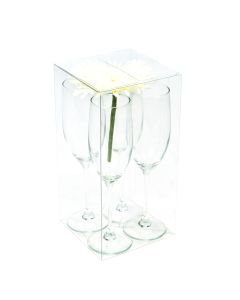 PLB87 Crystal Clear Pop-N-Lock Boxes – 5” x 5” x 10”