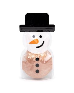 SP7SZ Snowman Shaped Zipper Pouch - 5 1/2" x 3" x 10"
