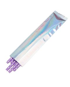 SVP28H Holographic Premium Metallized Heat Seal Bags 2.6 Mil - 2" x 8"