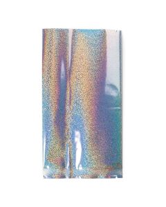 SVP35HHG Glitter Holographic Premium Metallized Heat Seal Bags 2.6 Mil - 3" x 5 1/2"