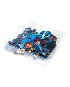 VB306 Crystal Clear Value Boxes – 5” x 5” x 1”
