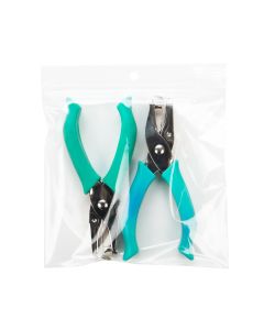Z3R66 3 Mil Crystal Clear Zip Bags – 6” x 6” (Round Hang Hole)