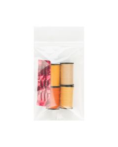 Z4C23 4 Mil Crystal Clear Zip Bags – 2” x 3”