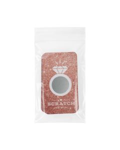 Z4C35 4 Mil Crystal Clear Zip Bags – 3” x 5”
