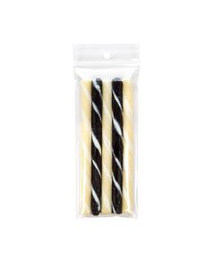 Z4R2H6 4 Mil Crystal Clear Zip Bags – 2 ½” x 6” (Round Hang Hole)
