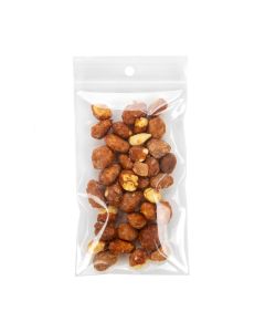 Z4R35 4 Mil Crystal Clear Zip Bags – 3” x 5” (Round Hang Hole)