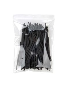 Z4R912 4 Mil Crystal Clear Zip Bags – 9” x 12” (Round Hang Hole)