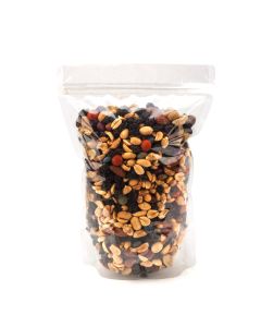 ZBG69 Standard Clear Stand Up Zipper Pouch – 7” x 3 7/8” x 9 15/16”