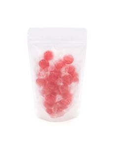 ZBGF3 Matte Frosted Stand Up Zipper Pouch – 5 1/8” x 3 1/8” x 8 1/8”