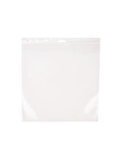 ZE12H 2 Mil Crystal Clear Zip Bags – 12 ½” x 12 ½” (Euro Hang Hole)