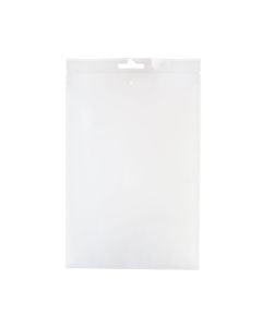 ZE810V 2 Mil Crystal Clear Zip Bags – 8” x 10” (Euro Hang Hole - With Vent Hole)
