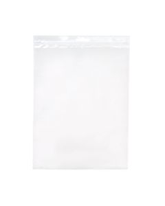 ZE912V 2 Mil Crystal Clear Zip Bags – 9” x 12” (Euro Hang Hole - With Vent Hole)