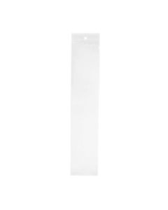 ZR212 2 Mil Crystal Clear Zip Bags – 2” x 12” (Round Hang Hole)