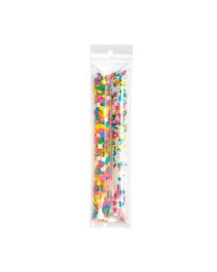 ZR28 2 Mil Crystal Clear Zip Bags – 2” x 8” (Round Hang Hole)