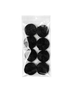 ZR48 2 Mil Crystal Clear Zip Bags – 4” x 8” (Round Hang Hole)
