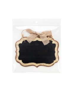 ZR66V 2 Mil Crystal Clear Zip Bags – 6” x 6” (Round Hang Hole - With Vent Hole)