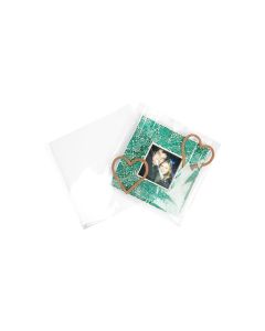 B1010NF Crystal Clear No Flap Bags – 10 7/16” x 10 ¼”