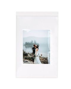 GC1218 Premium Eco Clear Flap Seal Bags - 12 7/16" x 18 1/4"