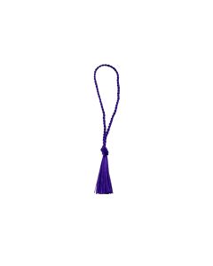 TS-PURPLE -3 1/2"  Purple Bookmark Loop w 2" Rayon Tassel