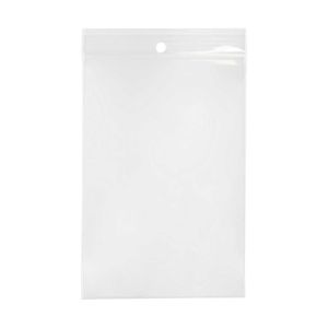 2PR46 2 Mil Polyethylene Zipper Bag – 4” x 6” (Round Hang Hole)