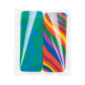 B2X2NF Crystal Clear No Flap Bags – 2” x 2 1/8”