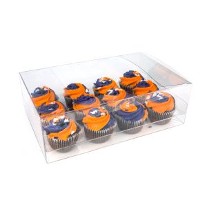 CBS178 Cupcake Box for 12 Mini Cupcakes – 9 ½” x 6” x 3”