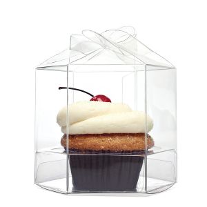 CBS238 Twist Top Cupcake Box for Single Cupcake – 3 ½” x 3 ½” x 3 ¾”