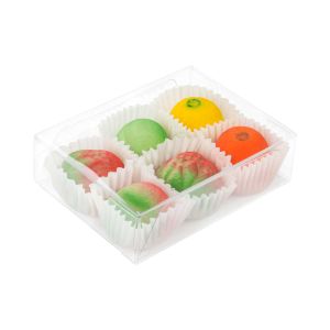 CNDY172 Chocolate & Truffle Box Set w/Insert (Holds 4 Standard Chocolates) – 2 5/8” x 3 9/16” x 1”