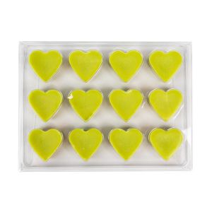 CNDYH270 Heart-shaped Clear Artisan Candy Box Set (Holds 12) – 4