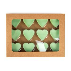 CNDYH271 Heart-shaped Kraft Artisan Candy Box Set (Holds 12) – 4
