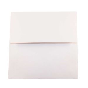 E190 White Premium Square Vellum Envelope – 6 ¼” x 6 ¼”