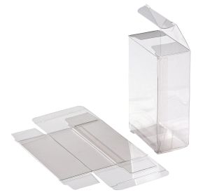 FB126 Crystal Clear Boxes – 2 5/8” x 4 5/16” x 1 ½”