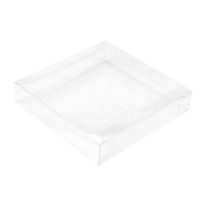 FB86 Crystal Clear Boxes – 3 ¼” x 3 ¼” x 1 1/8”