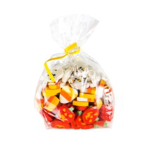 FDAGB1 Crystal Clear Side Gusset Bag – 2 ½” x 2” x 6”
