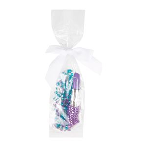 FDAGB10 Crystal Clear Side Gusset Bag – 2 ½” x 2” x 9 ¾”