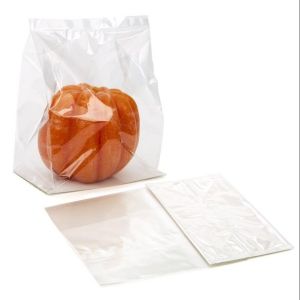 FGPBH8 Heat-Sealable Flat Bottom Gusset Bag with Paper Insert – 7” x 4” x 9”