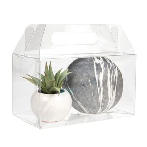 FPLB173 Clear Gable Box with Handle - 7