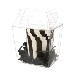 FS284 Large Clear Takeout Box – 4 13/16” x 3 ½” x 4 3/8”