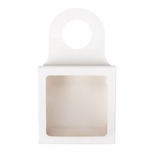 FS356W Hanging White Wine Bottle Box - 3 5/8