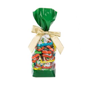 G2GR Green Solid Bands Printed Gusset Bag - 2 5/8