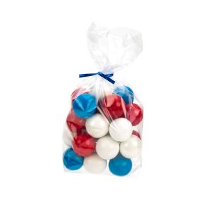 GB11 Crystal Clear Standard Gusset Bag – 3” x 2” x 9”