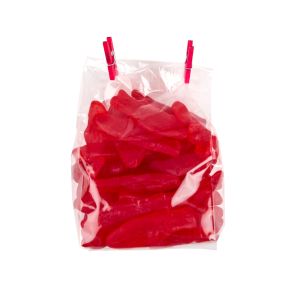 GB6 Crystal Clear Standard Gusset Bag – 3” x 2” x 6 ½”