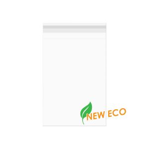 GC4E7H Premium Eco Clear Flap Seal Bags – 4” x 7 ½”
