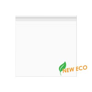 GC7X7M Premium Eco Clear Flap Seal Bags – 7 11/16” x 7 9/16”