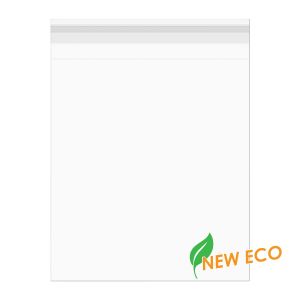 GC811 Premium Eco Clear Flap Seal Bags – 8 15/16” x 11 ¼”